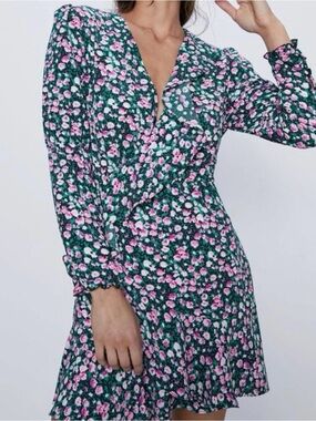 Zara Floral Mini Dress